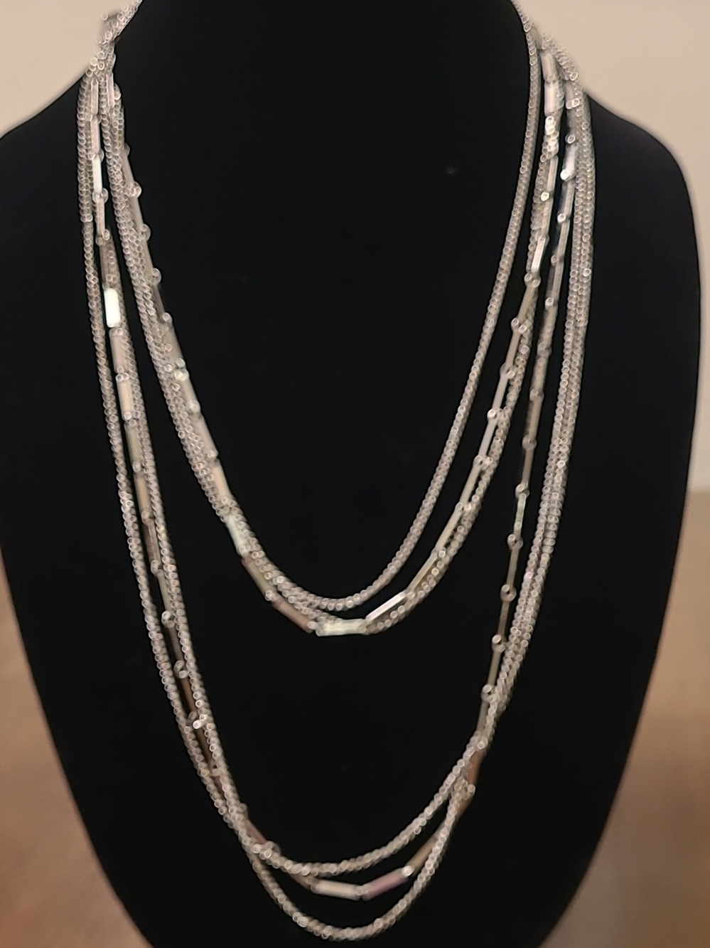 Park Lane Multi-Strand Silver Layered Necklace